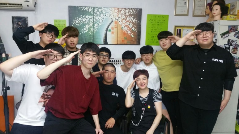 소나무헤어아트 이미지