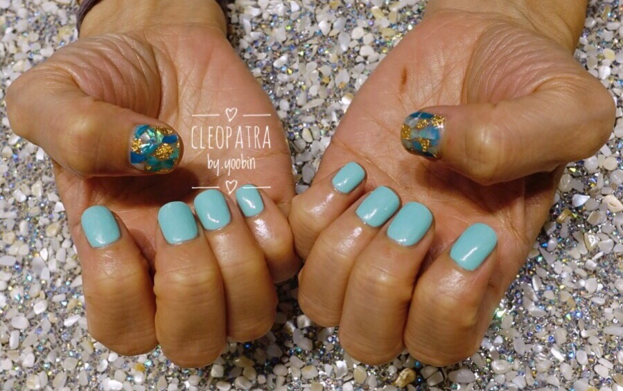 인덕원네일샵추천 Cleopatra nail에서 여름대세 민트컬러 네일아트 모아보기 ) 네이버 블로그