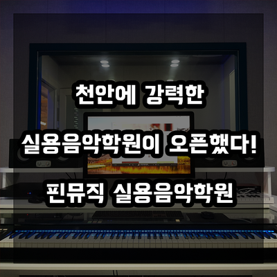 핀뮤직실용음악학원 이미지