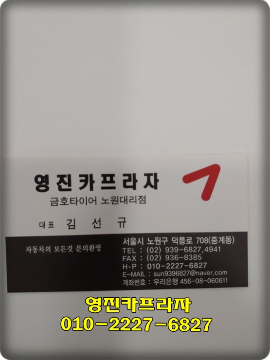영진카프라자타이어프로 이미지