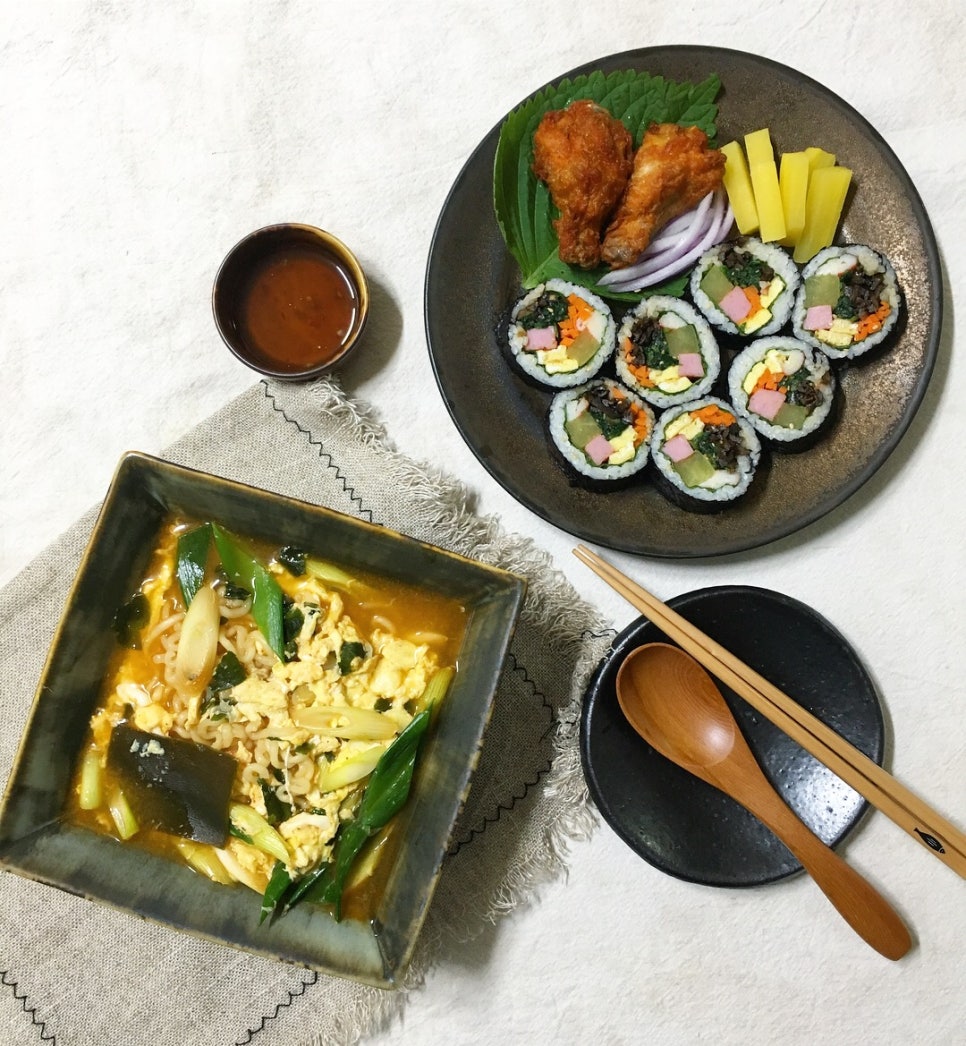 김밥.라면 이미지