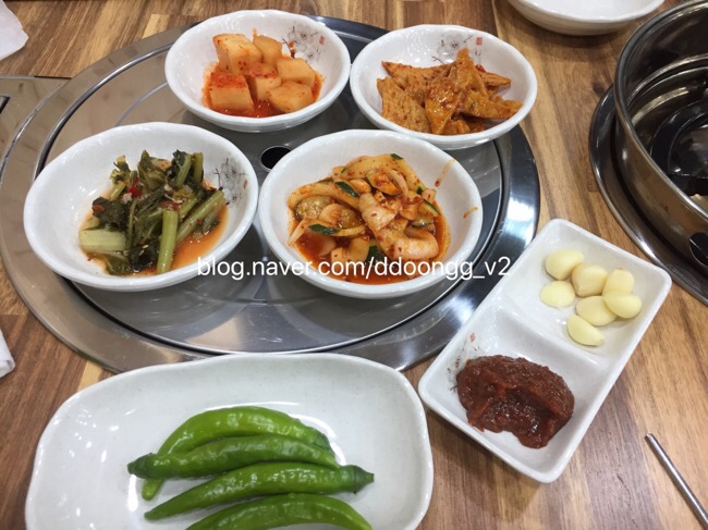 미소감자탕생삼겹김치 이미지