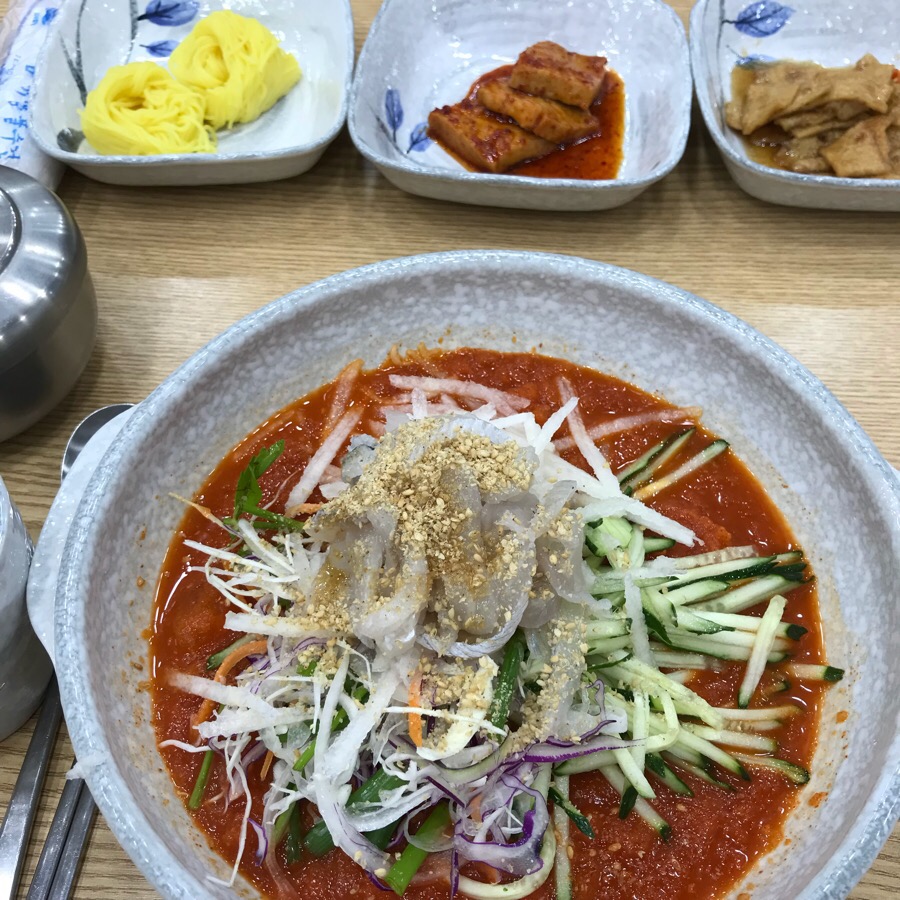 오대감참가자미물회 이미지