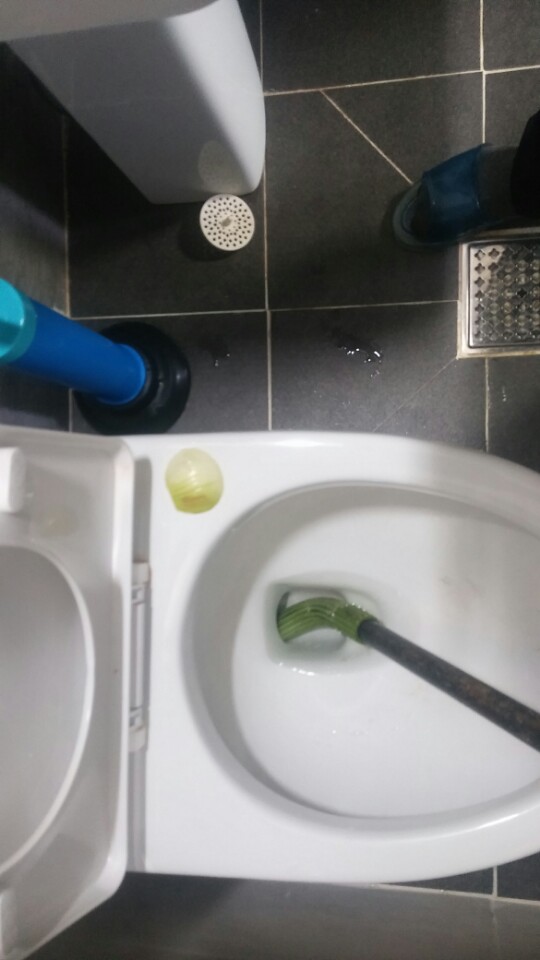 변기막힘 이미지