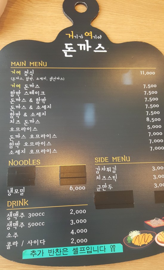 거기가 여기야 돈까스 이미지