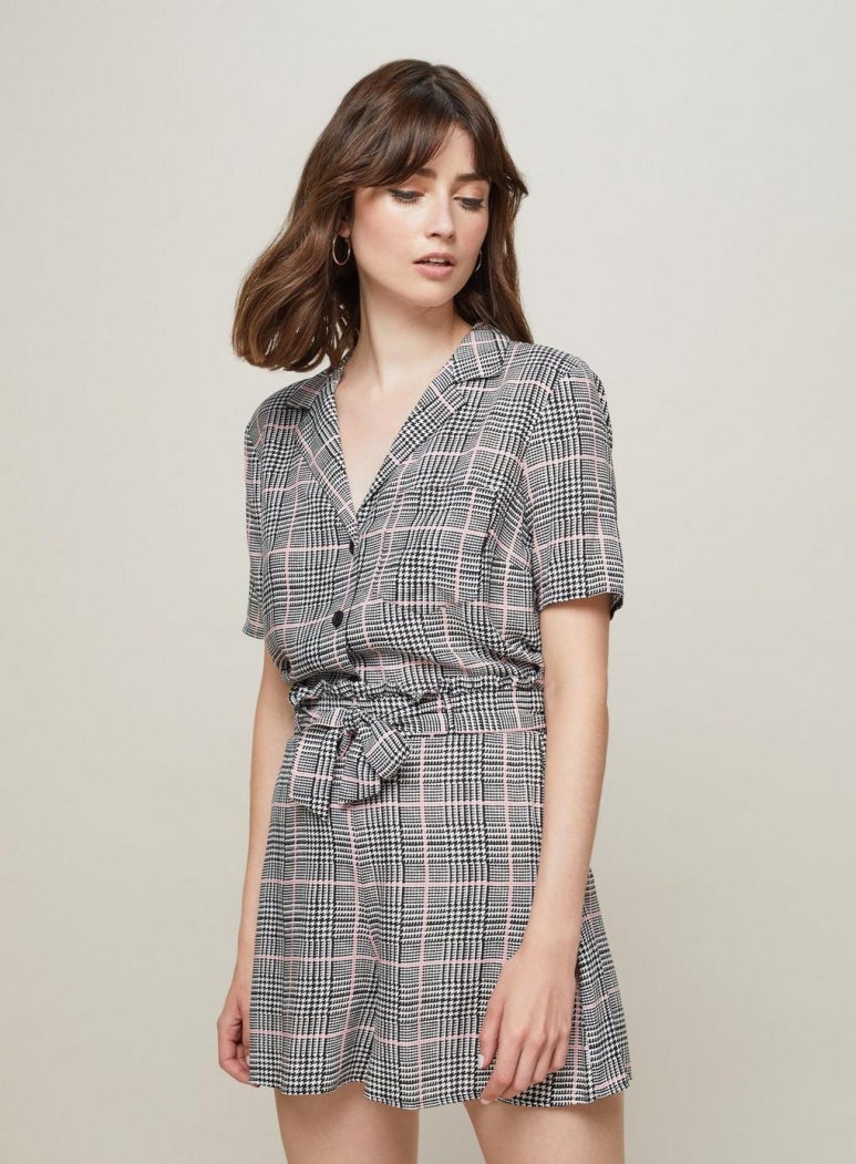 (미스셀프리지 파이널 세일)Checked Crop Bowling Shirt 70세일 /숏팬츠 추가 네이버 블로그