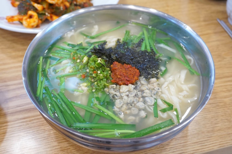 와촌재첩손칼국시 이미지