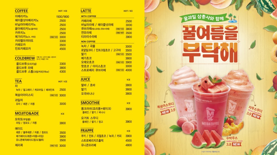 메가엠지씨커피인천서 이미지