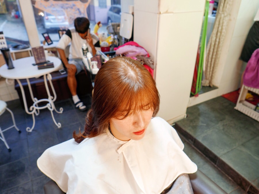 쁘띠헤어 염색# 이미지