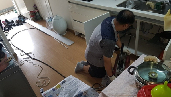 씽크대막힘 이미지