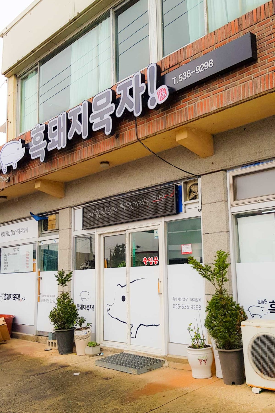 흑돼지묵자 이미지