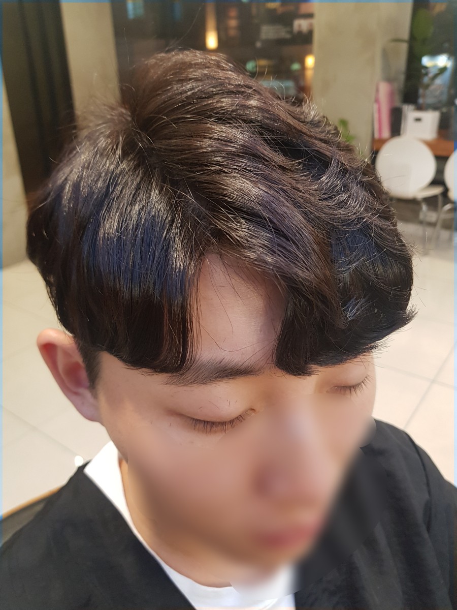 단홍헤어 이미지