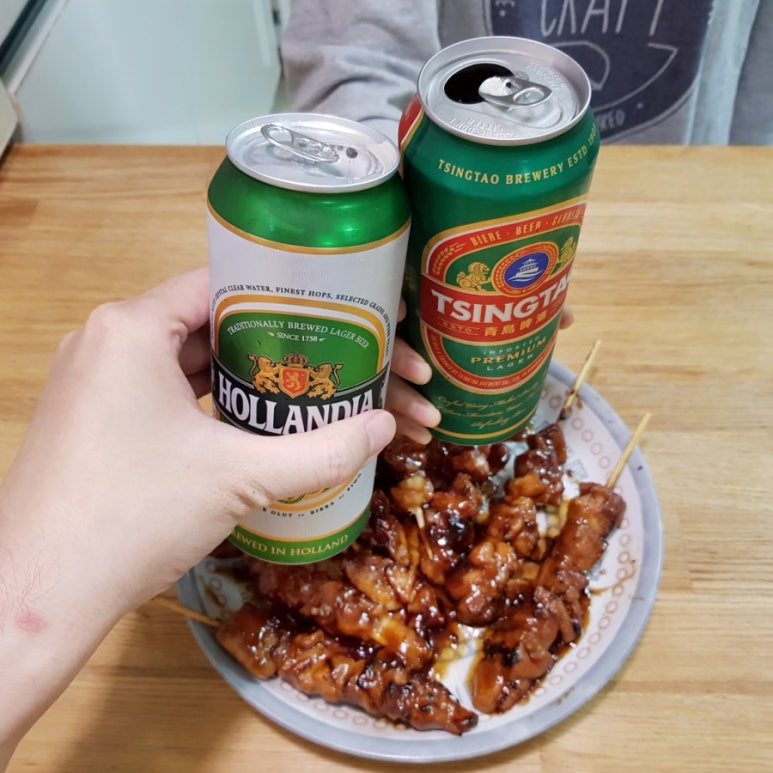 엄지척닭꼬치 이미지