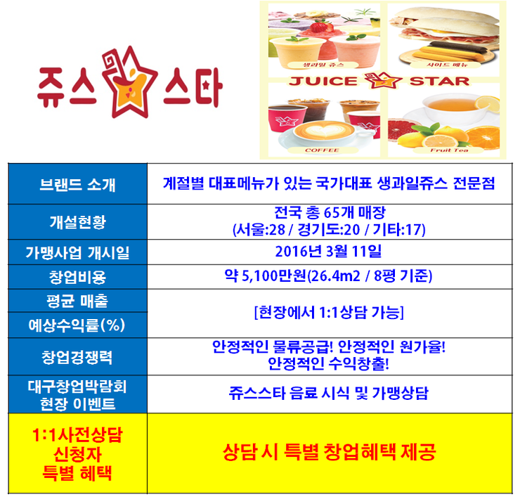 쥬스스타 이미지