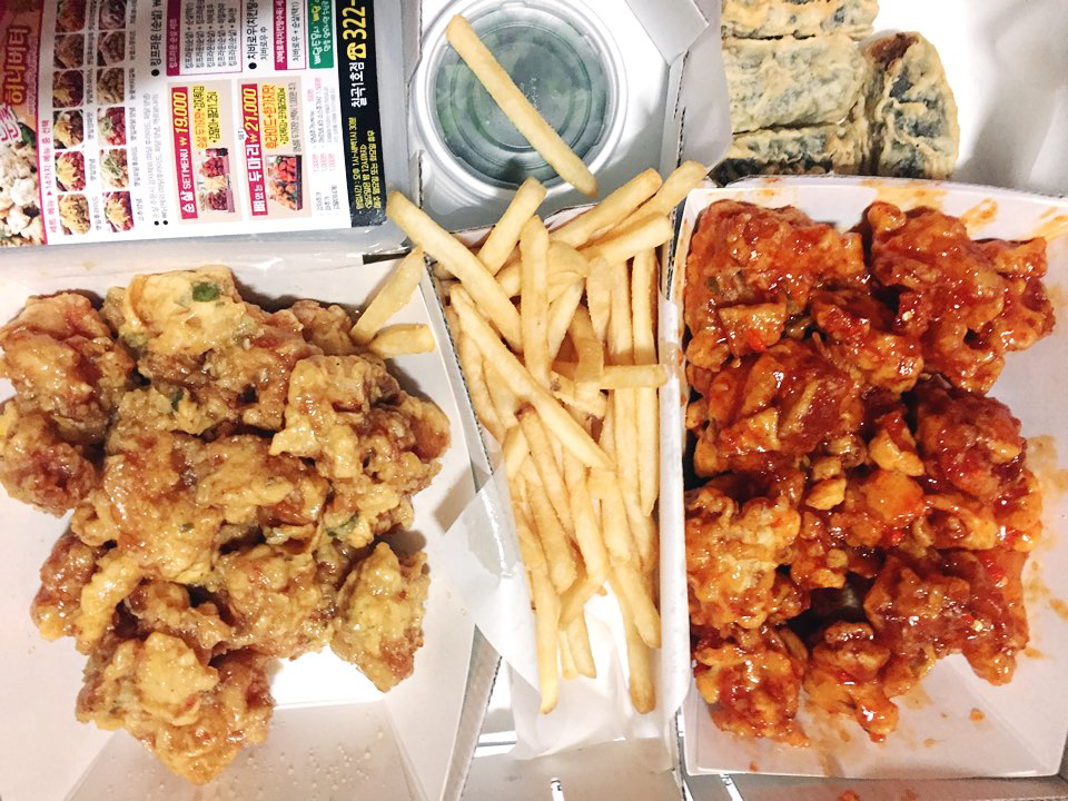 코리엔탈깻잎두마리치킨 이미지