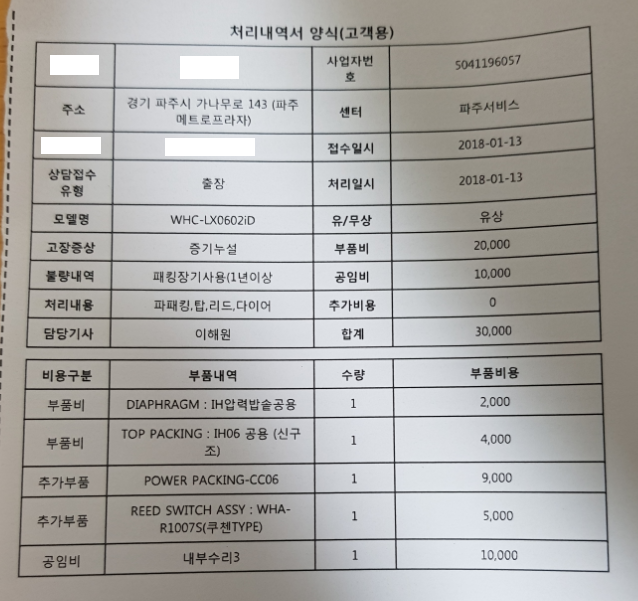 리홈쿠첸파주센타 이미지