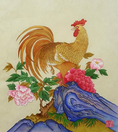 황금닭 이미지