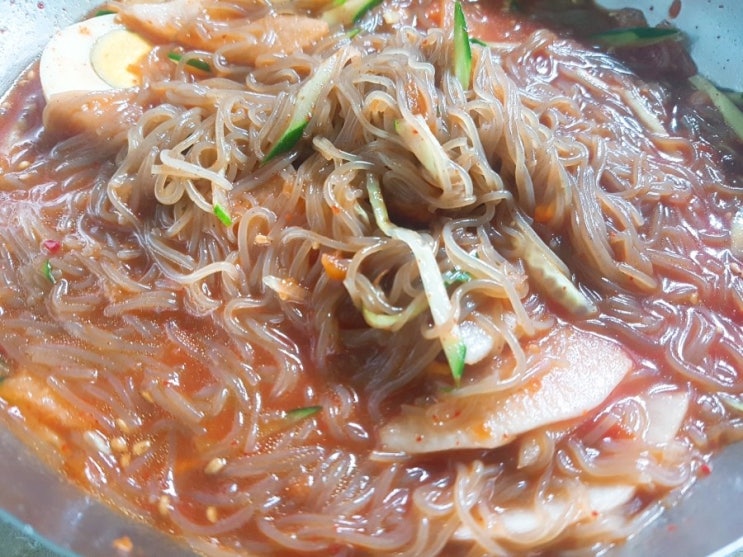 아줌마냉면 이미지