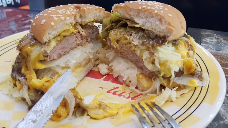 맛깡패버거 이미지