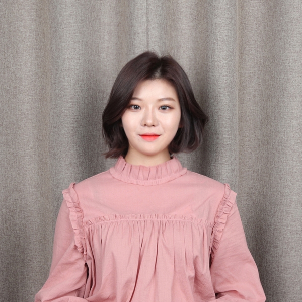 단발머리 이미지