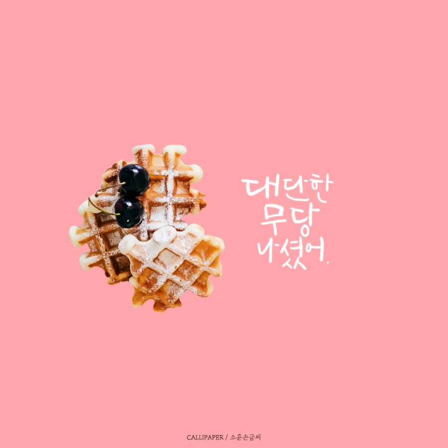대단한 와플 이미지
