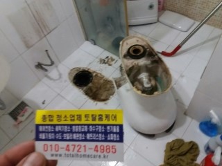변기막힘 이미지