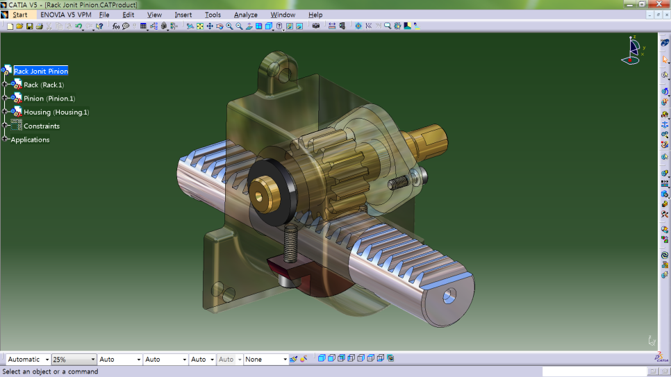 Rack Joint 카티아(catia v5) 래크와 피니언 simulation 네이버 블로그