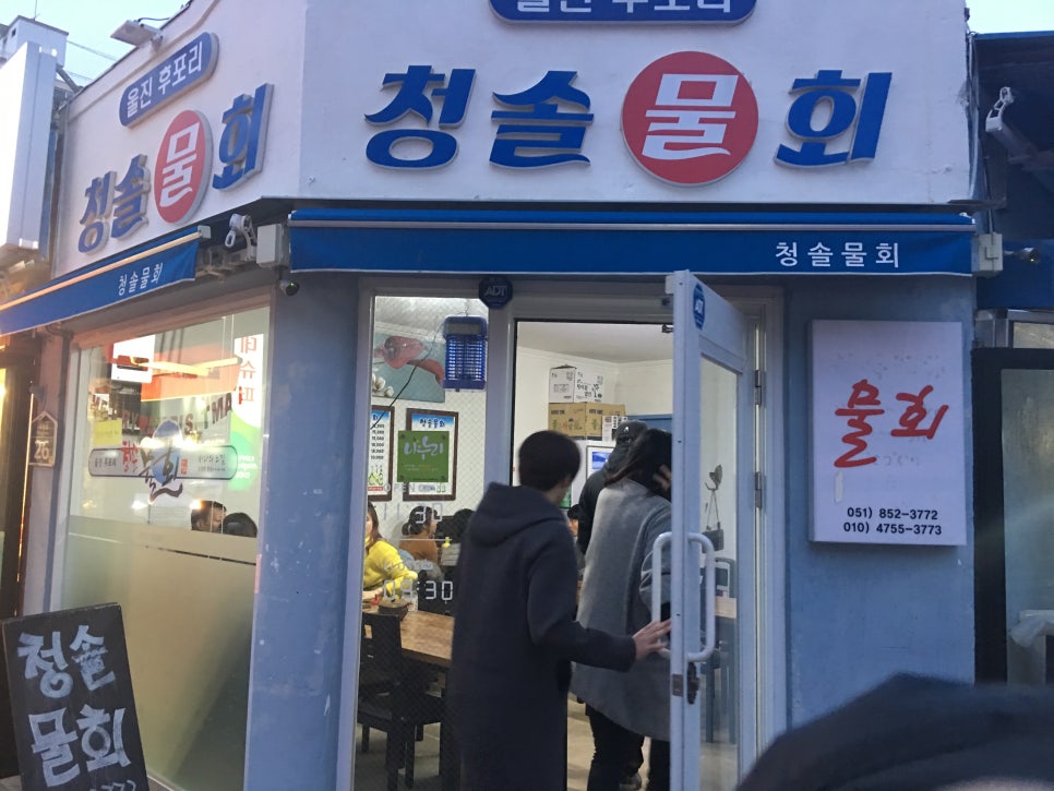 울진 후포리청솔물회 이미지