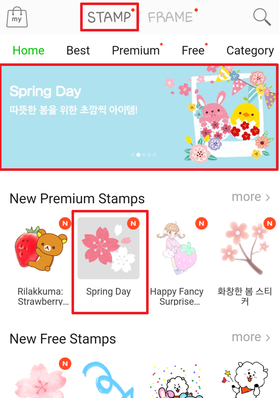 스프링데이봄날 이미지