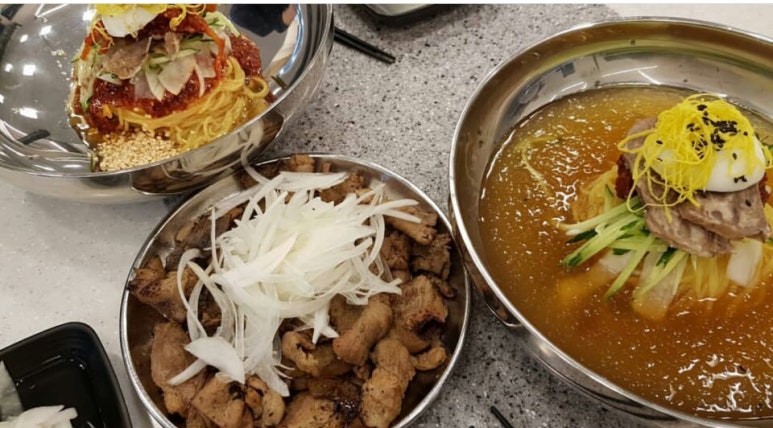 황남밀면 이미지
