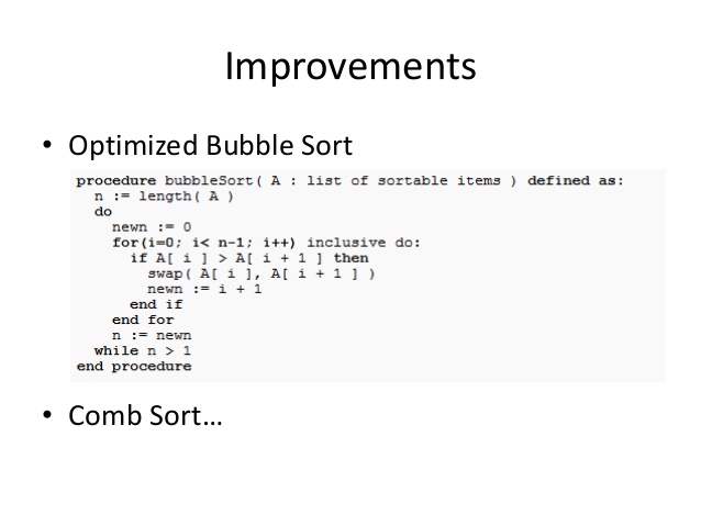 파이썬3 버블소트(bubble sort code) : 네이버 블로그