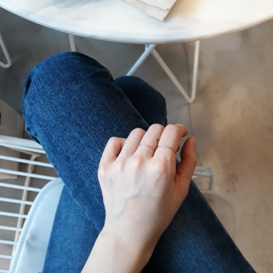 <b><p>2+1 Rose Gold Thread ring 14k Plated Basic</p></b><b><p>+ ローズゴールド 糸リング 14k メッキ ベーシックスタイル 素敵な 20代</p></b><br /><br /><p align='center'>