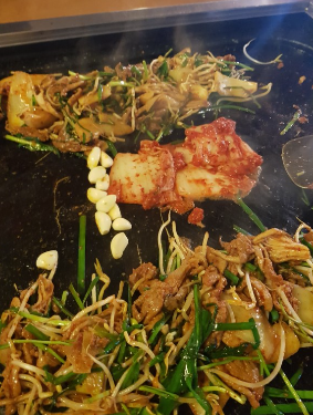 풍경돌판구이 이미지