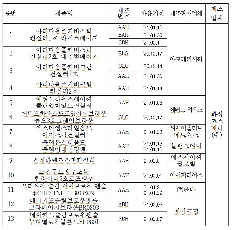 아리따움화성 이미지