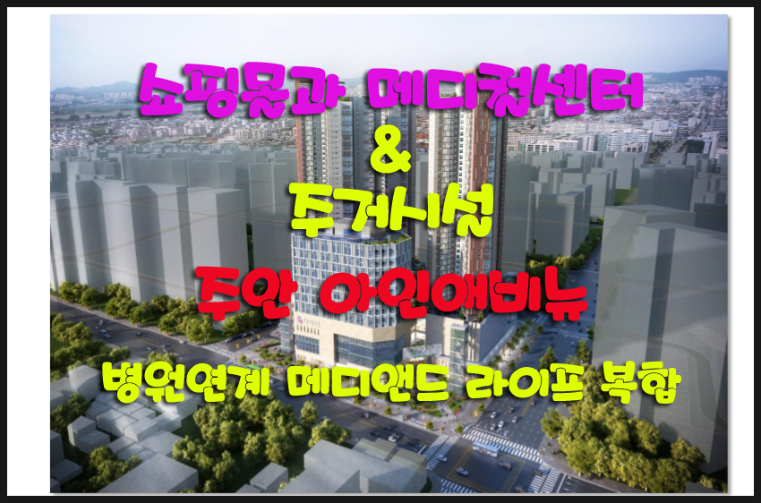아인애비뉴 메디&라이프 복합몰 이미지