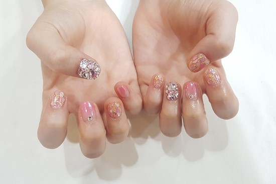 핑크네일 이미지