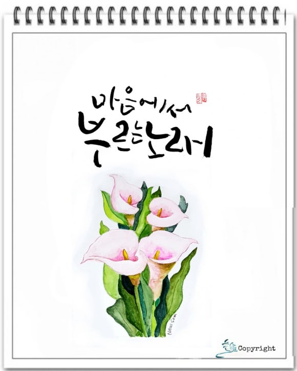카라예쁜손글씨 이미지