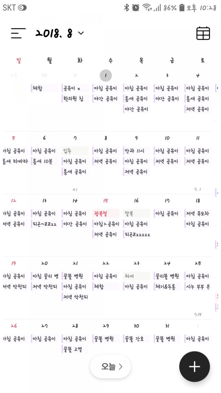 김뽀홈트 이미지