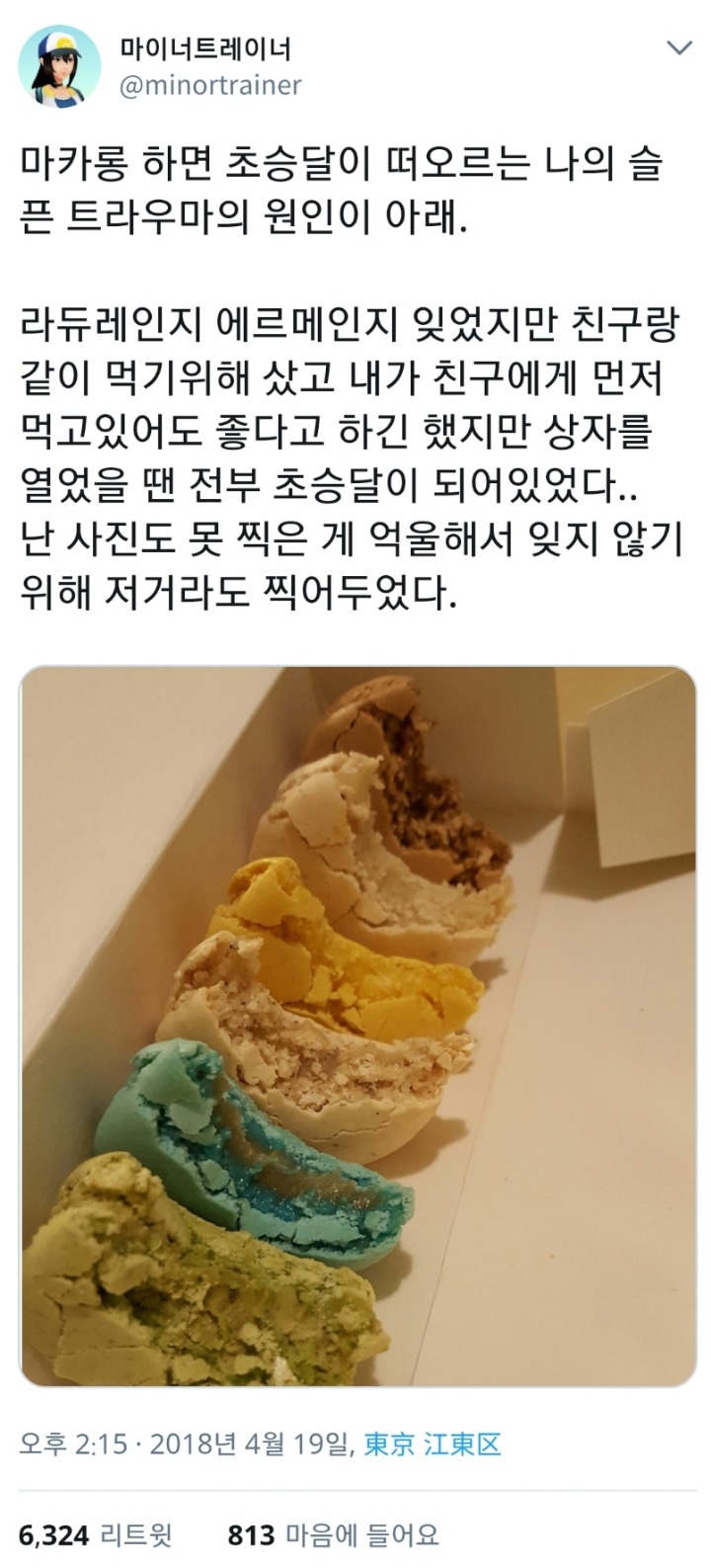 마카롱걸 이미지