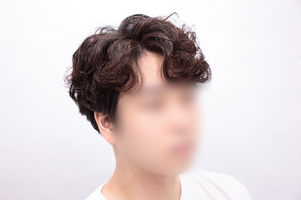 뽀글파마 이미지