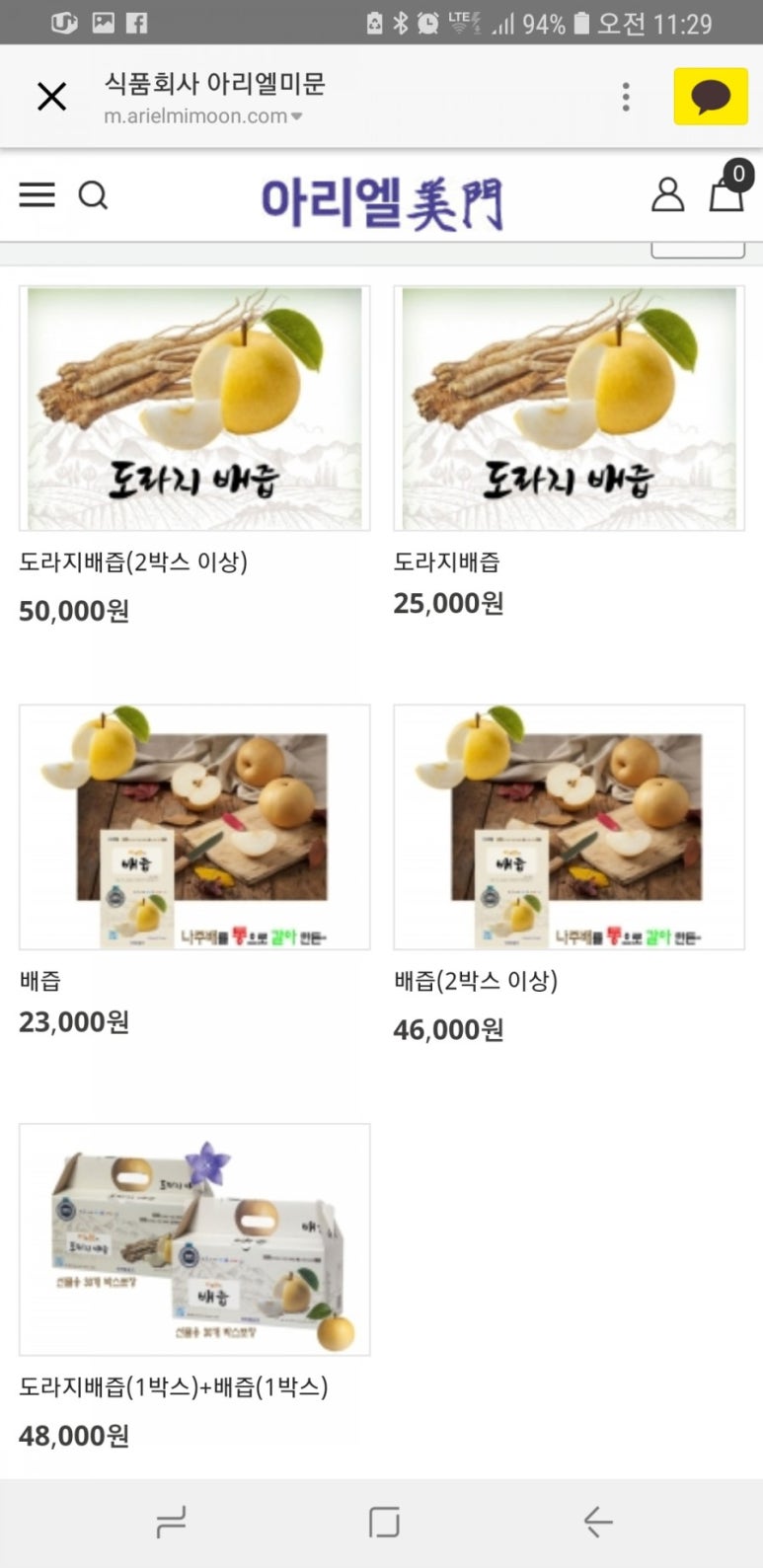 아리엘미문 이미지