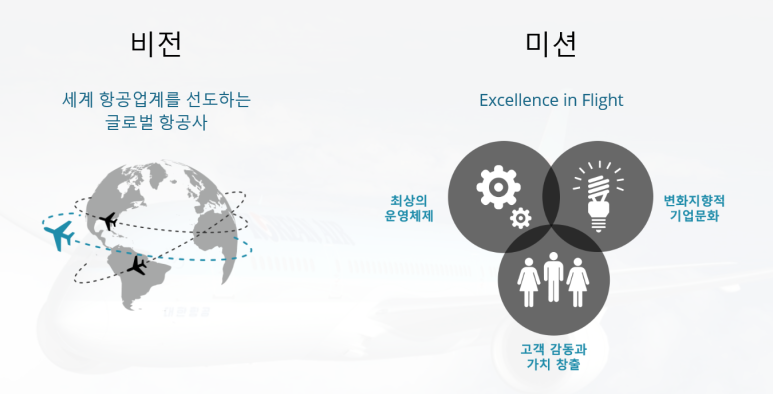 (주)대한항공 이미지