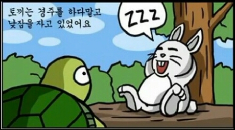 토끼와거북이 이미지