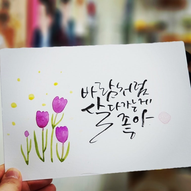 그림과캘리그라피 이미지
