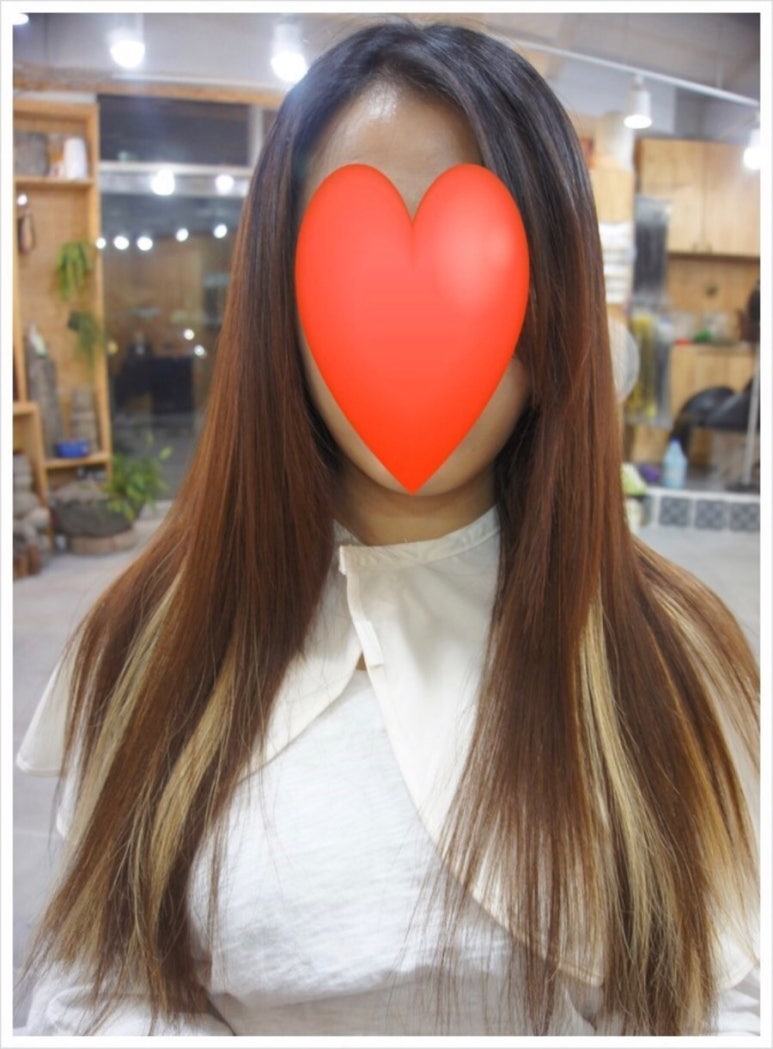 온붙임머리 이미지