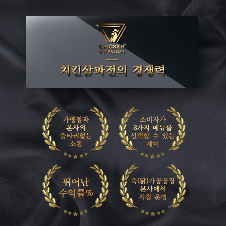 치킨삼파전 이미지