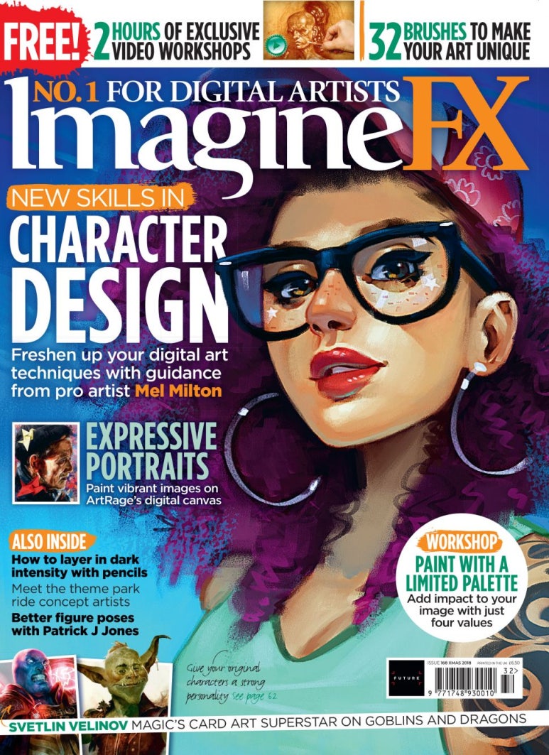 ImagineFX, 2018년 크리스마스호 강좌 외 네이버 블로그