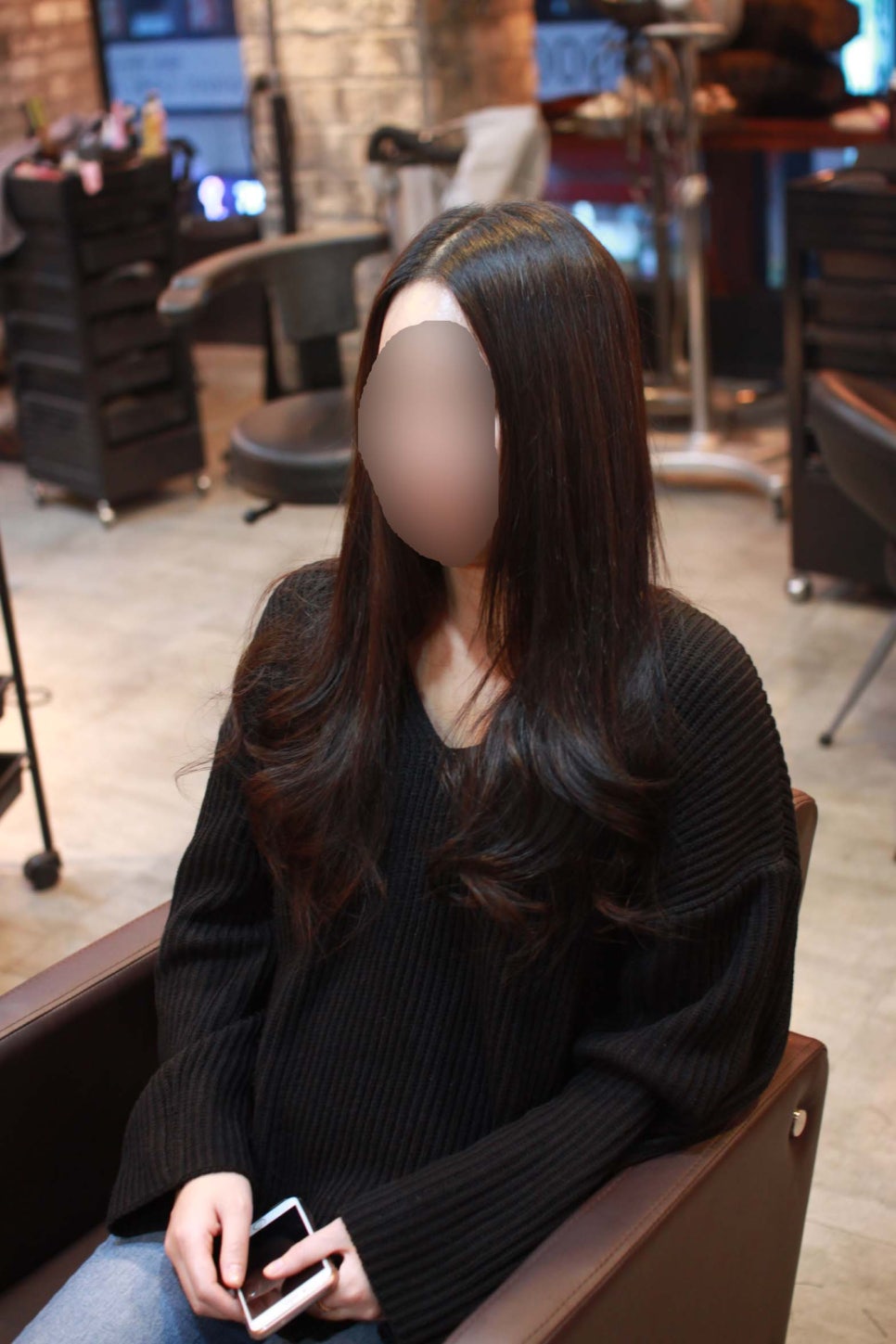 신데렐라붙임머리 이미지