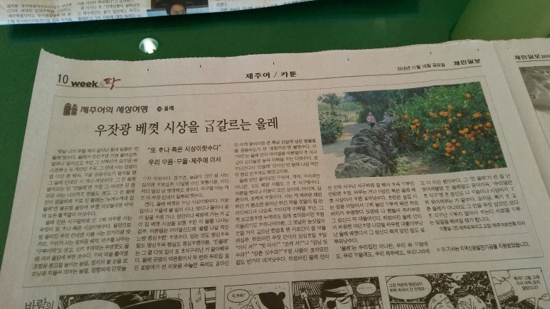 (사)제주어보전회 이미지