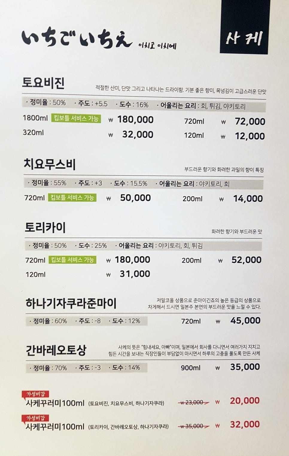 이치고이치에 이미지